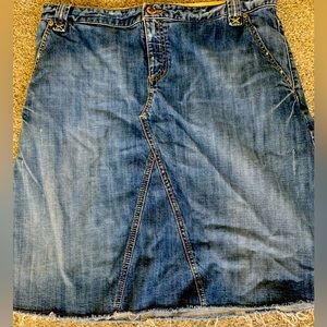 Banana Republic Jean Skirt Size 12